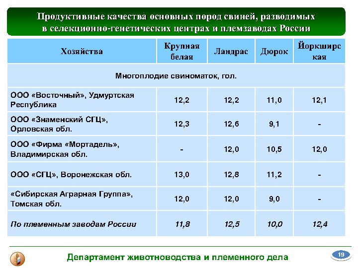 Материалы выступления В. В. Лабинова на Международной конференции "Свиноводство-2013. Итоги первого года в реалиях ВТО"